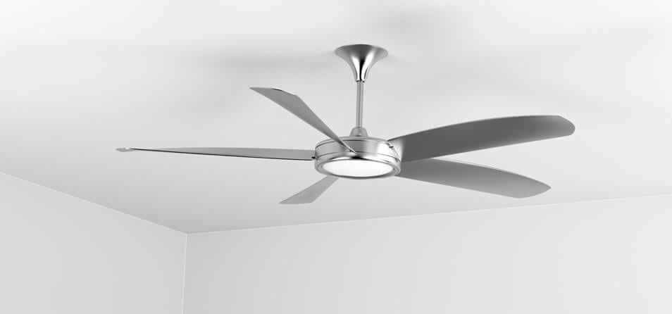 Imagem de um ventilador de teto