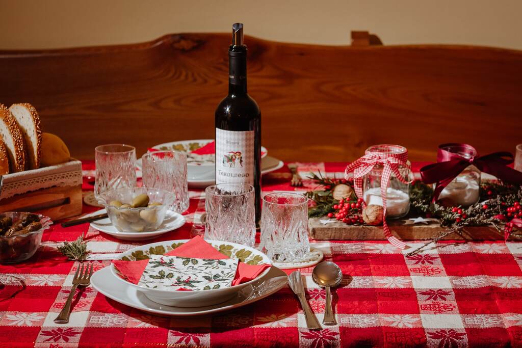 Decoração de natal estampas xadrez