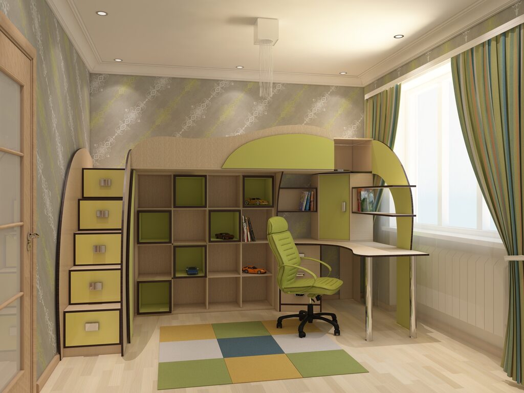 mezanino quarto infantil