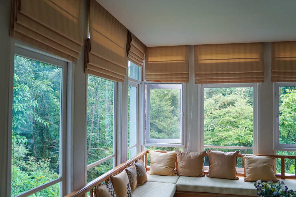 tipos de cortinas: romana