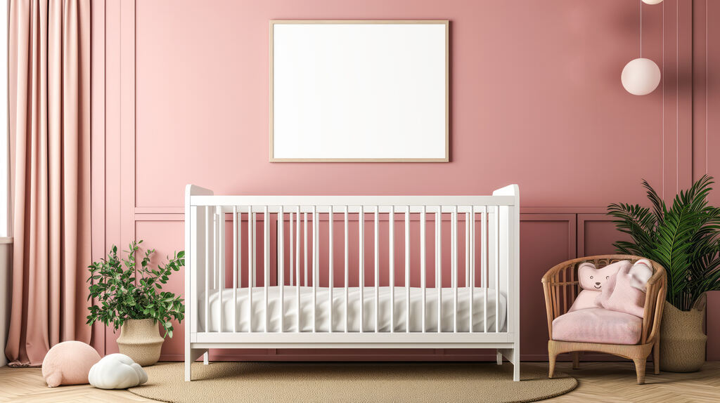 Boiserie no quarto de bebê