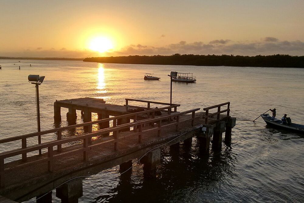 Orla do por do sol Aracaju
