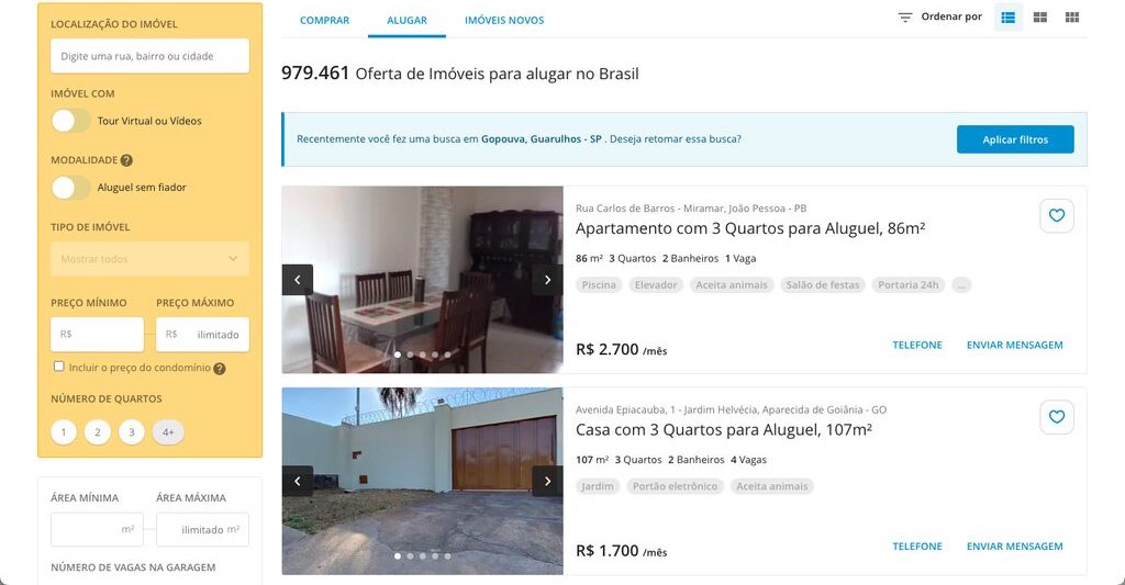 apartamento no Viva Real