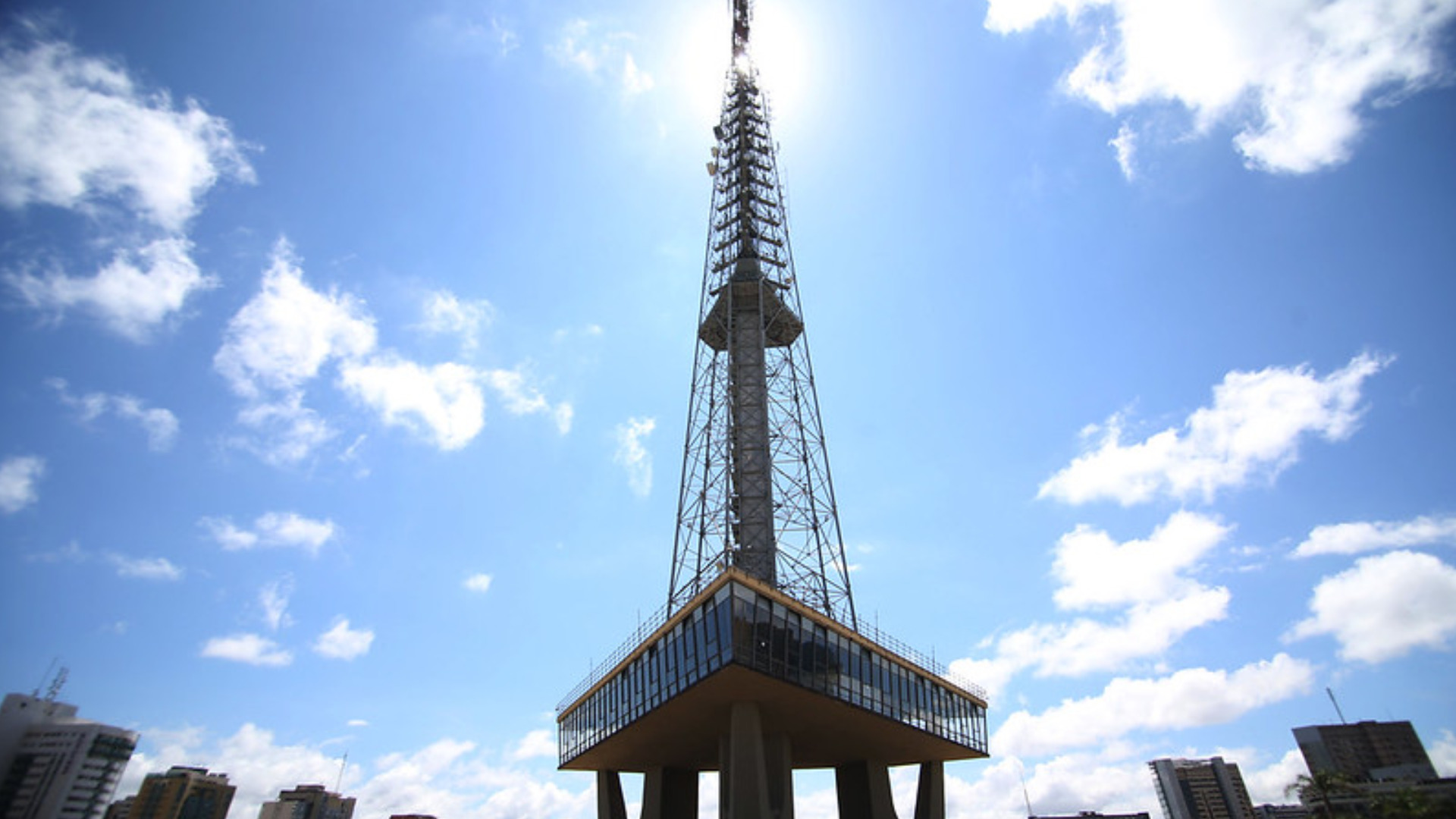 paisagem da torre de tv de brasilia