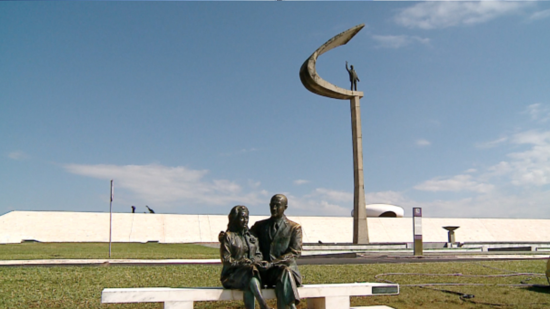 paisagem do memorial JK em brasilia