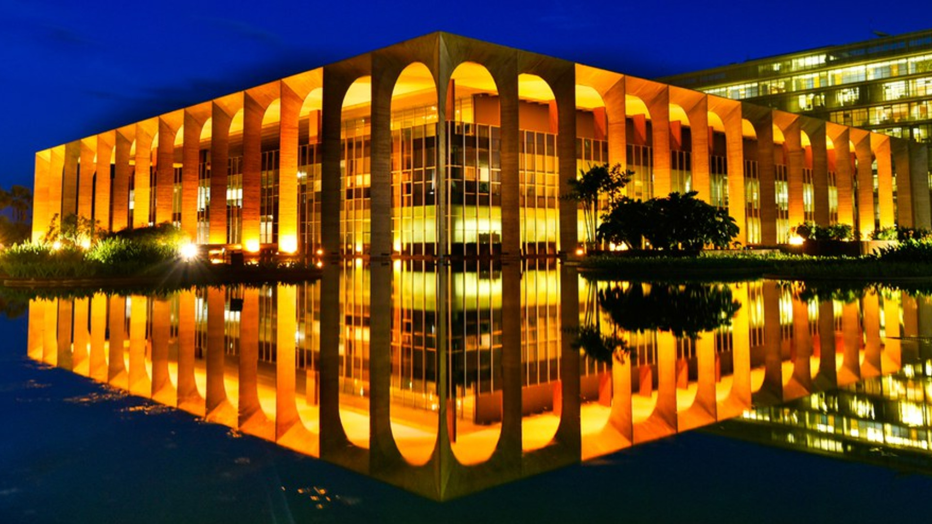 paisagem do palacio do itamaraty