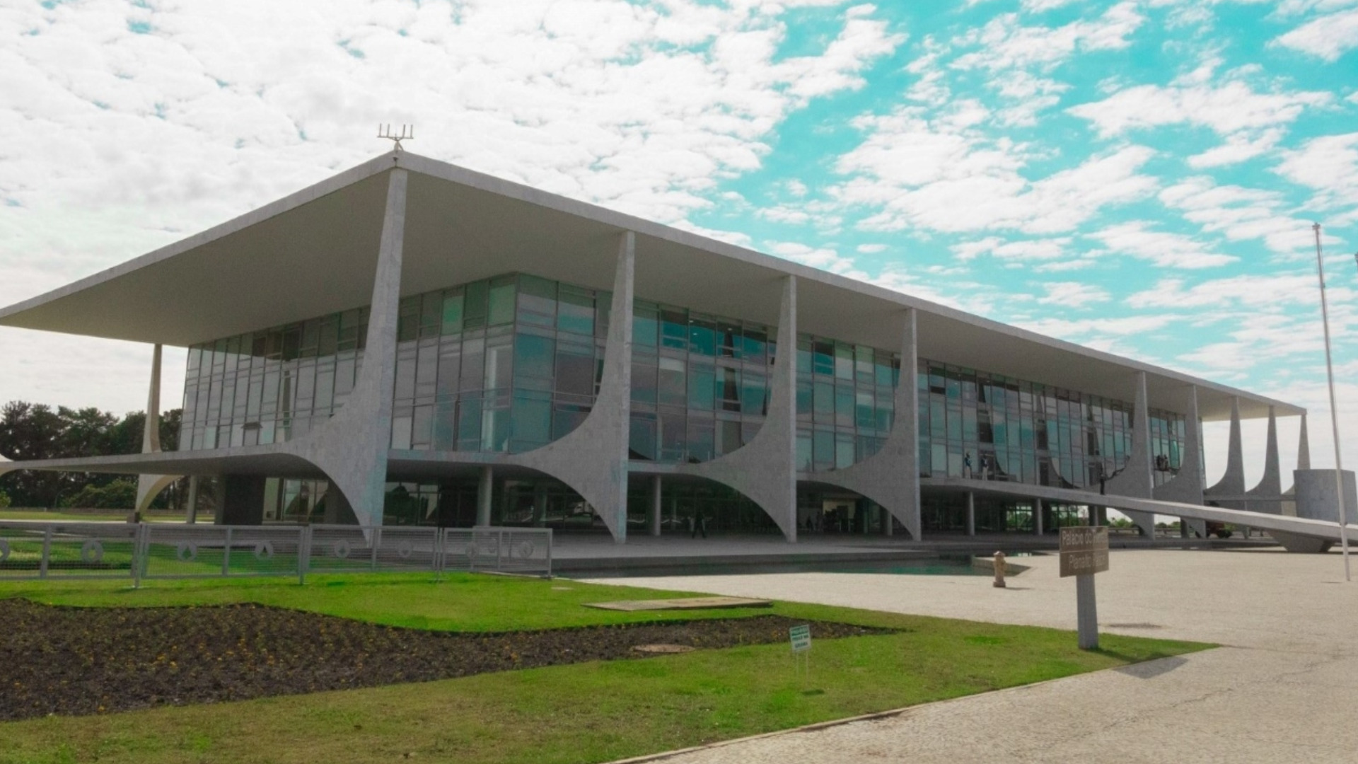 paisagem do palacio do planalto