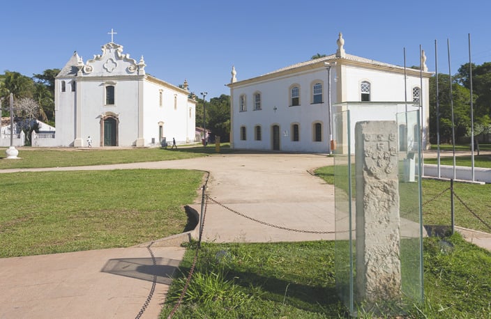 imagem do centro historico de porto seguro
